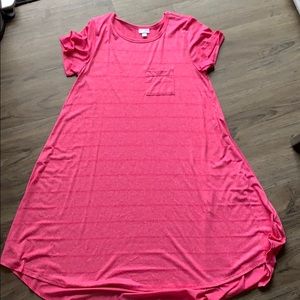 LuLaRoe Hot Pink Carly!